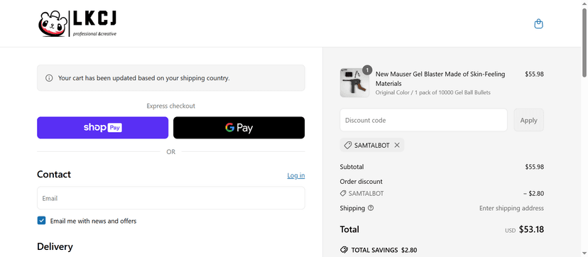 15% Off Discount for LKCJ - Apply Coupon at Checkout